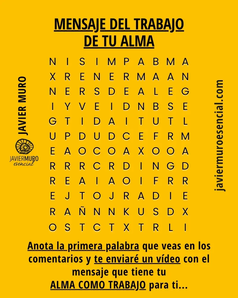 Crucigrama Mensaje del Trabajo de tu Alma marzo 2026