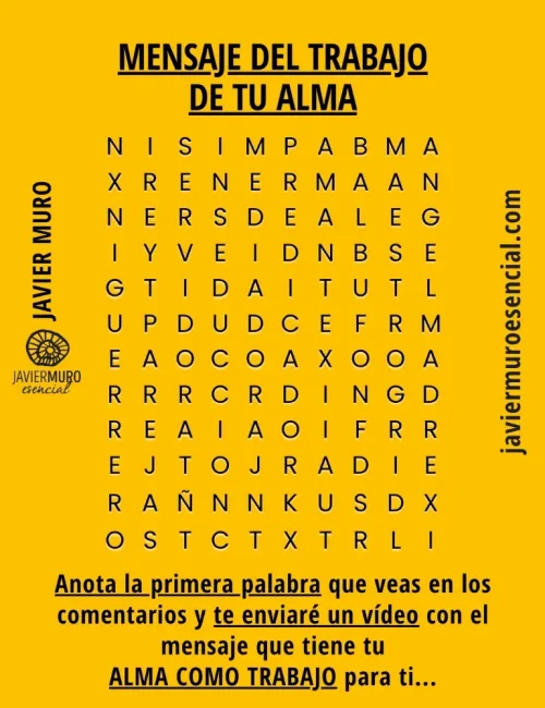 Crucigrama Mensaje del Trabajo de tu Alma marzo 2026